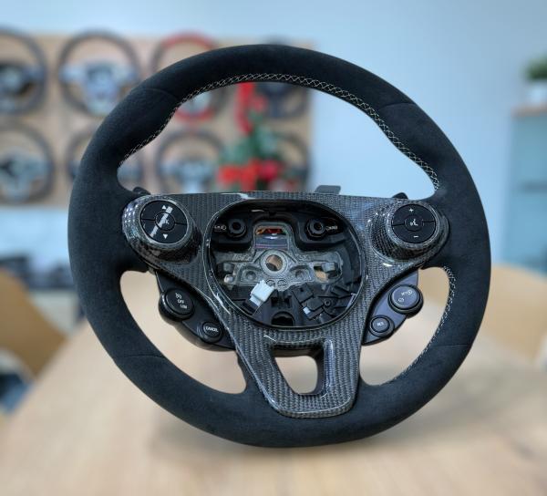 Smart 451 453 BRABUS Lenkrad Neu Beziehen Ar.804